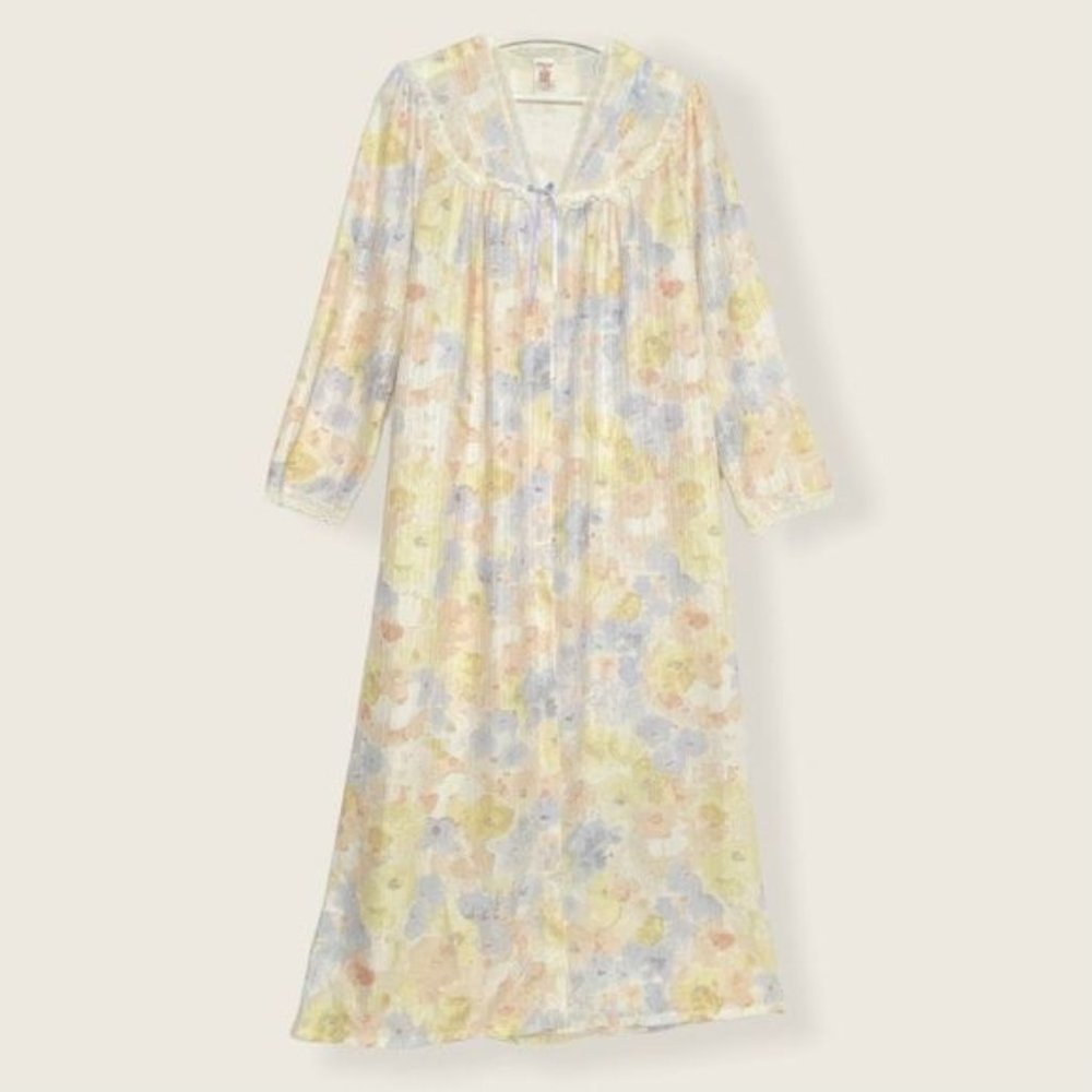 Vintage St Bernard Floral Housecoat
